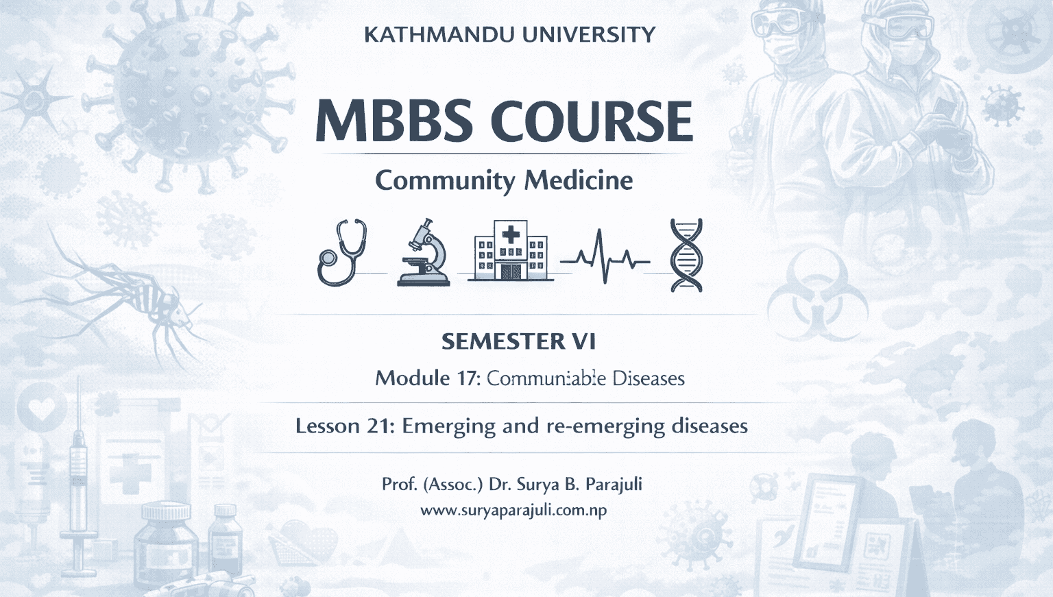 Emerging and re-emerging diseases